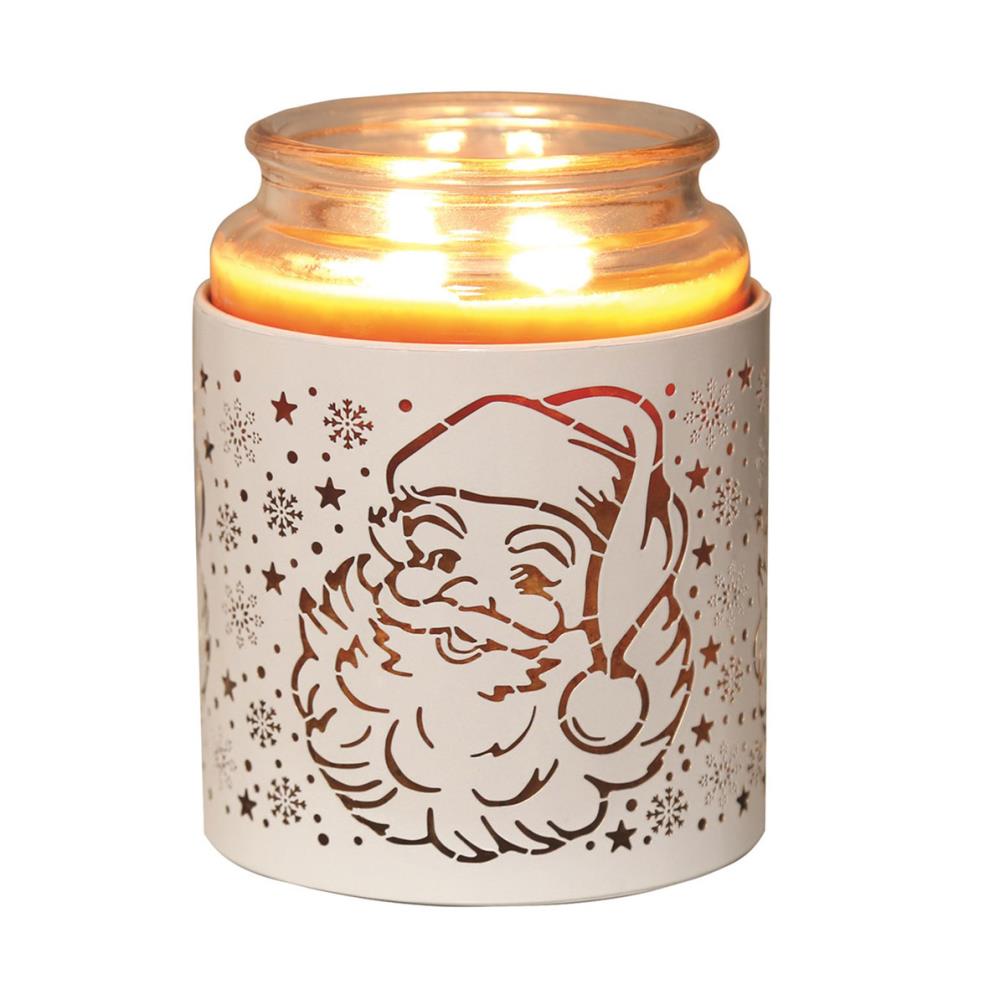 Aroma White & Gold Santa Jar Sleeve & Wax Melt Warmer Extra Image 3